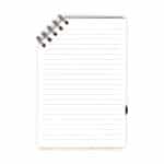 Custom A5 Corner Spiral Bound Journal Book w/Bamboo Cover - 5