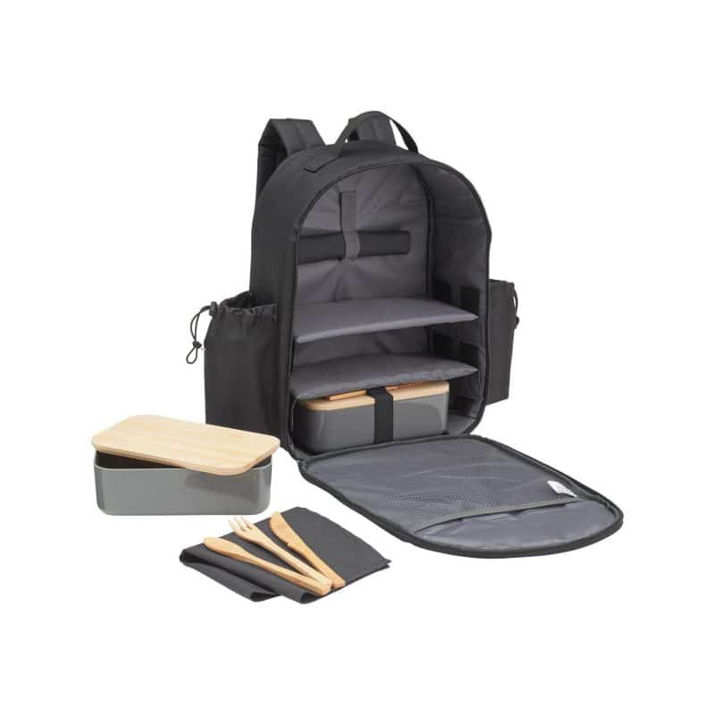 Custom Eco Friendly Bento Picnic Set Backpack - 5