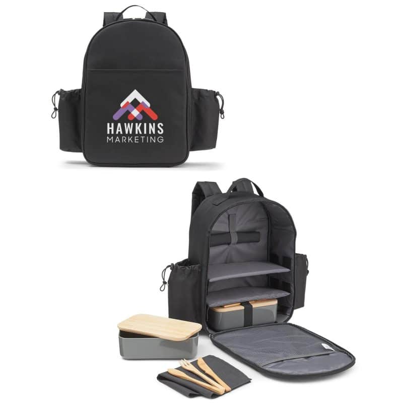 Custom Eco Friendly Bento Picnic Set Backpack