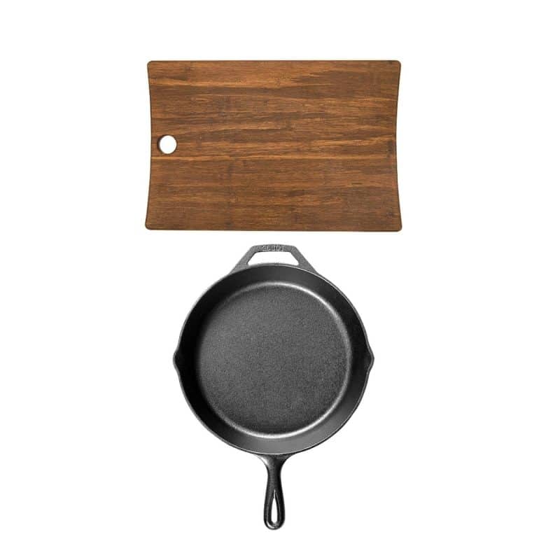 Custom Lodge 10.25" Cast Iron / Woodland Board Gift Set - 2