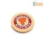 Custom Yorkshire Bamboo VividPrint™ Coaster Set - Round - 2