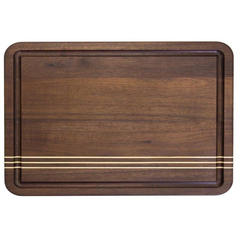 Custom 18" Rock & Branch® Dark Acacia Pinstripe Board - 1