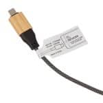 Custom FSC® 100% Bamboo 5-in-1 100W Laptop Charging Cable - 3