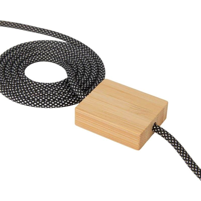Custom FSC® 100% Bamboo 5-in-1 100W Laptop Charging Cable - 6