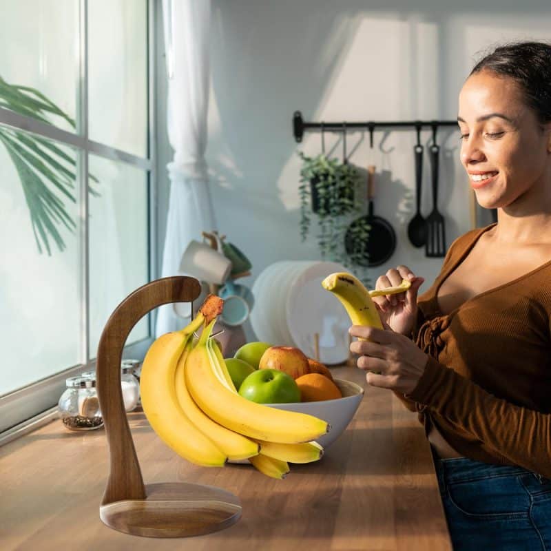Custom Rock & Branch® Acacia Banana Holder - 4