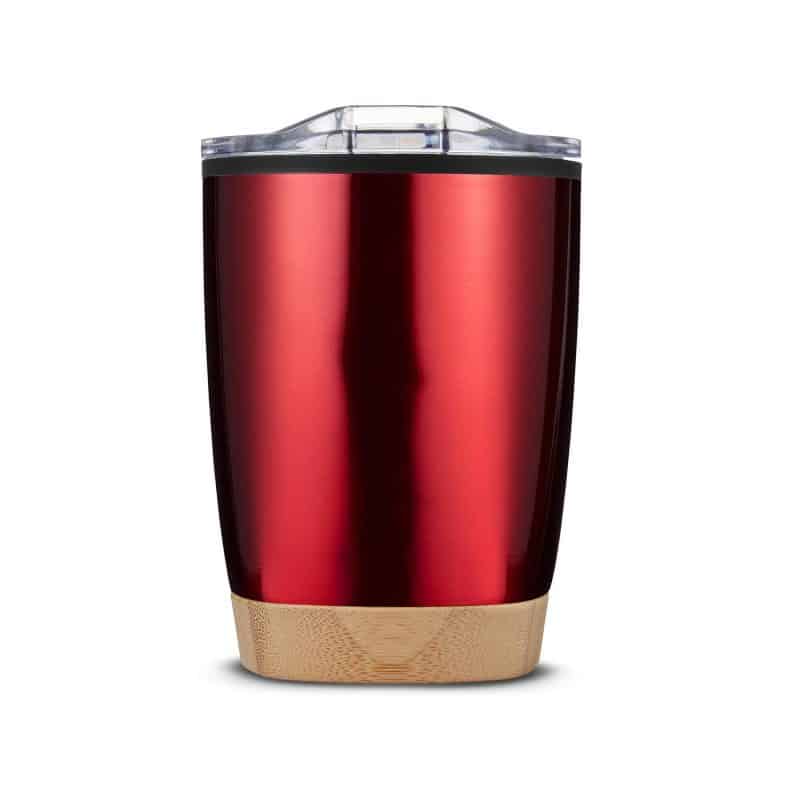 Custom 12 oz Symmetry Tumbler With Bamboo Base - 9