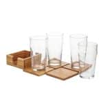Custom Bamboo Coaster Gift Set - Burckhardt - 2