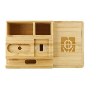 Custom Bamboo Fast Wireless Charging Dock Station