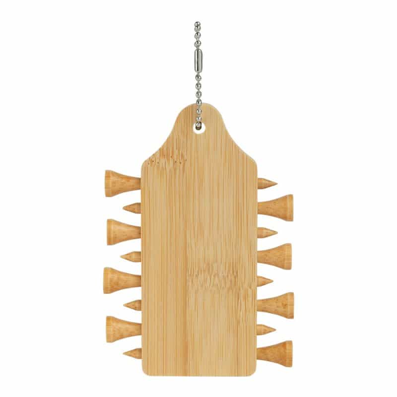Custom Bamboo Golf Tee Pack - 2