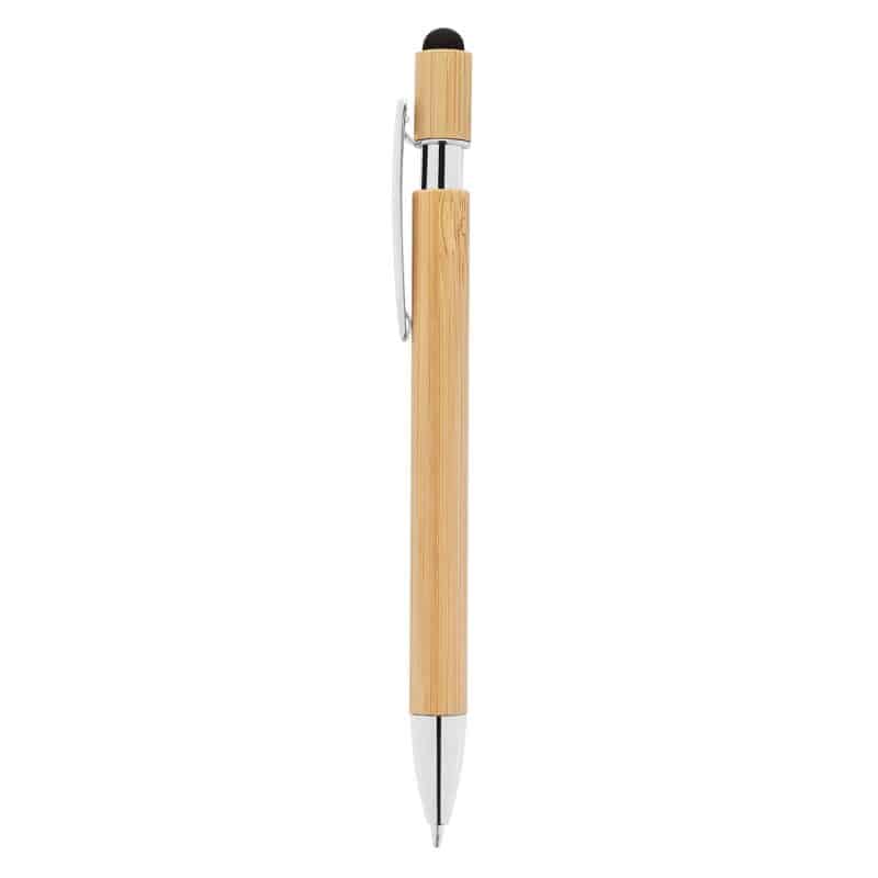 Custom Bamboo Retractable Stylus Pen - 3