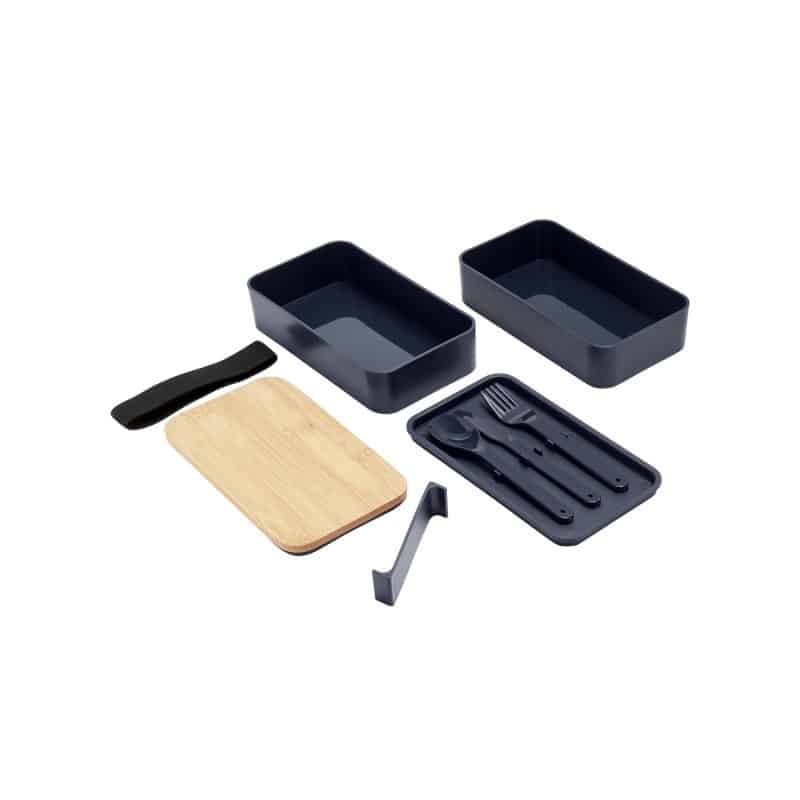 Custom Bamboo Stackable Bento Box - 3