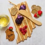 Custom Indiana Charcuterie Board with Spreader Knife Gift Set - 3