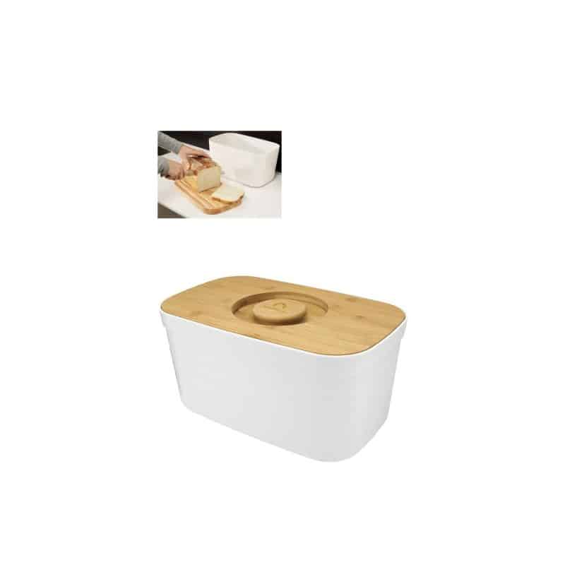 Custom Joseph Joseph Bread Bin with Bamboo Lid