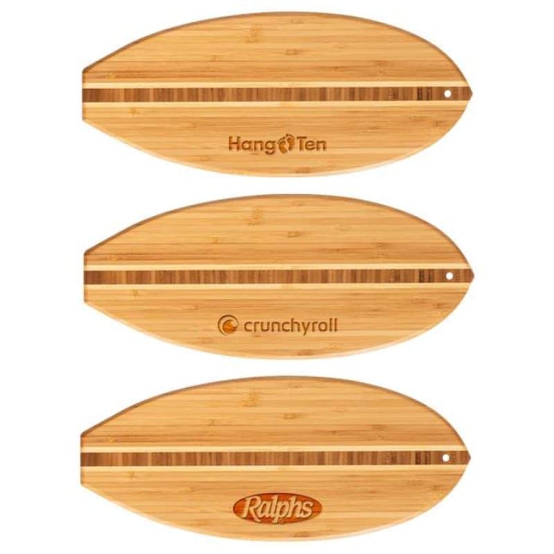Custom Lil' Surfer Bamboo Cutting Board