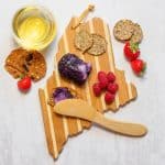 Custom Maine Charcuterie Board with Spreader Knife Gift Set - 3