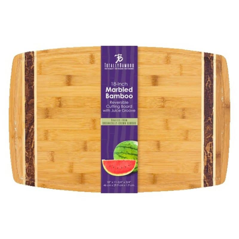 Custom Marbled Look Bamboo Cutting Board - 2