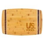 Custom Marbled Look Bamboo Cutting Board - 3