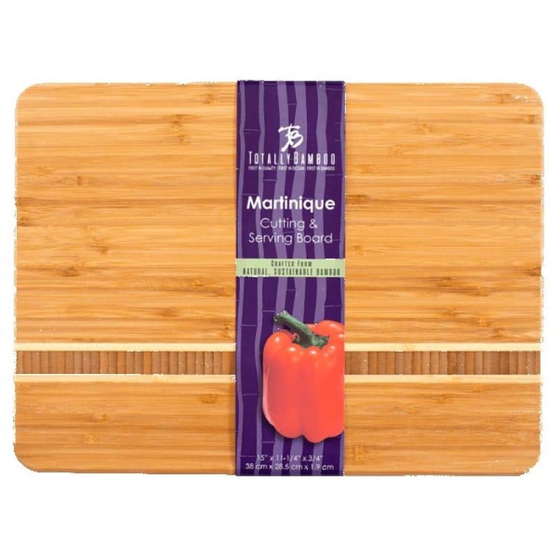 Custom Martinique Bamboo Serving & Cutting Board 15" x 11" - 1