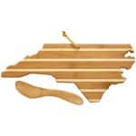 Custom North Carolina Charcuterie Board with Spreader Knife Gift Set - 1