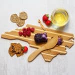 Custom North Carolina Charcuterie Board with Spreader Knife Gift Set - 3