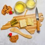 Custom North Carolina Charcuterie Board with Spreader Knife Gift Set - 4