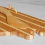 Custom North Carolina Charcuterie Board with Spreader Knife Gift Set - 5