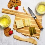 Custom Oklahoma Charcuterie Board with Spreader Knife Gift Set - 3