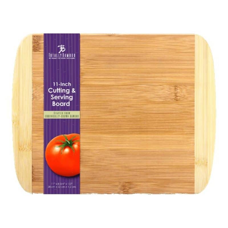 Custom Two-Tone Bamboo Cutting Board 11" x 8-3/4" - 1