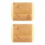 Custom Two-Tone Bamboo Cutting Board 11" x 8-3/4"