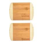 Custom Two-Tone Bar 8" x 5-3/4" Bamboo Cutting Board