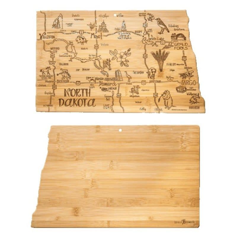 Custom U.S. Destination Bamboo Cutting and Serving Boards - 9