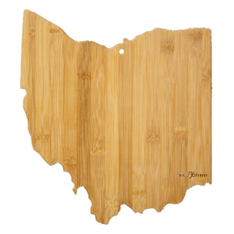 Custom U.S. State Shaped Bamboo Cutting and Serving Boards - 3