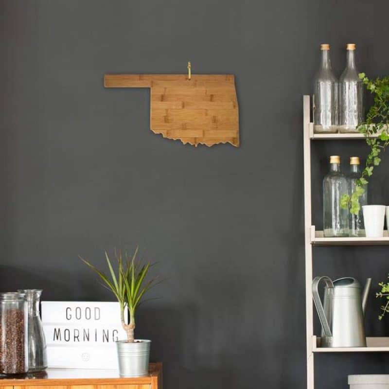 Custom U.S. State Shaped Bamboo Cutting and Serving Boards - 6