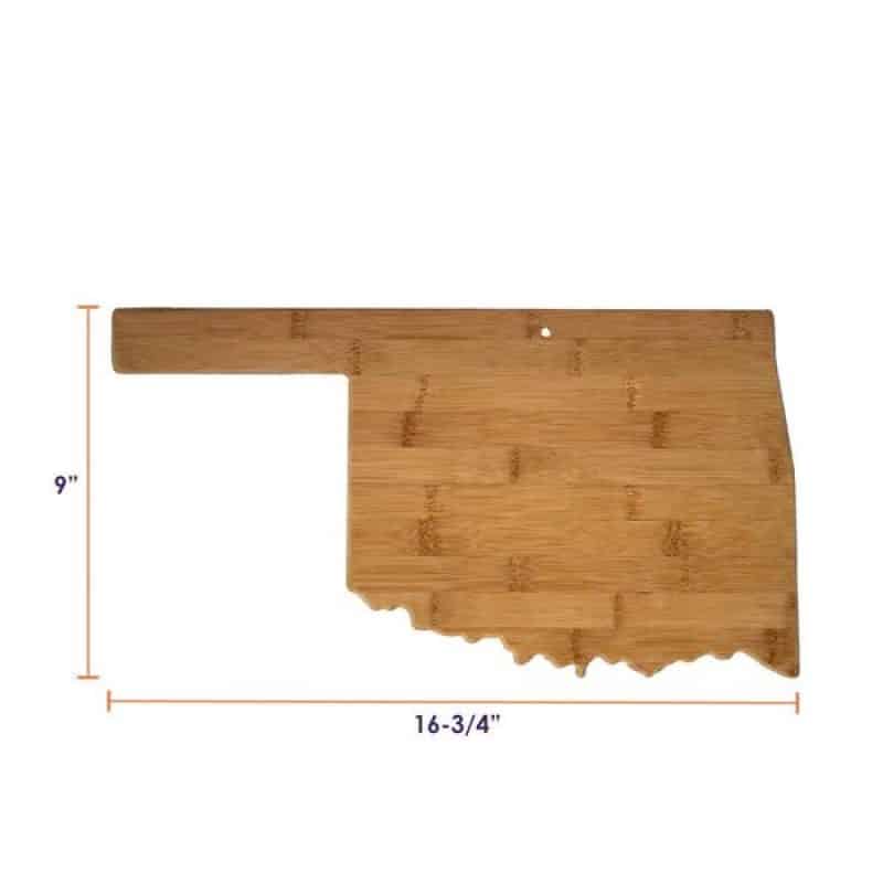 Custom U.S. State Shaped Bamboo Cutting and Serving Boards - 7