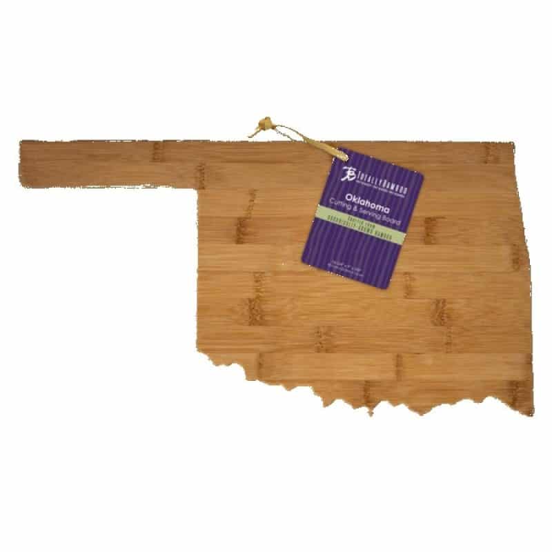Custom U.S. State Shaped Bamboo Cutting and Serving Boards - 9