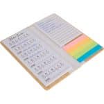 Custom Wellable™ FSC® 100% Bamboo Sticky Notes Pad - 9