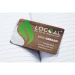 Custom 24 Hour Wood Business Cards - 9