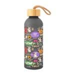 Custom 25 Oz. Full Color Blaire Recycled Aluminum Bottle With Bamboo Lid - 6