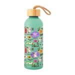 Custom 25 Oz. Full Color Blaire Recycled Aluminum Bottle With Bamboo Lid - 7