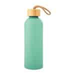 Custom 25 Oz. Full Color Blaire Recycled Aluminum Bottle With Bamboo Lid - 8
