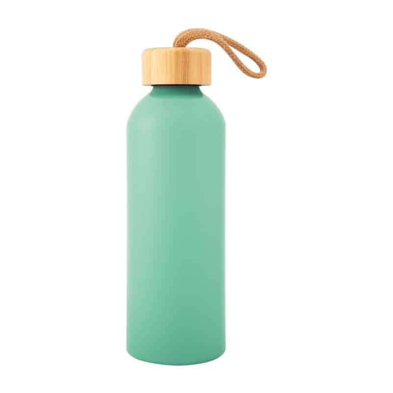 Custom 25 Oz. Full Color Blaire Recycled Aluminum Bottle With Bamboo Lid - 8