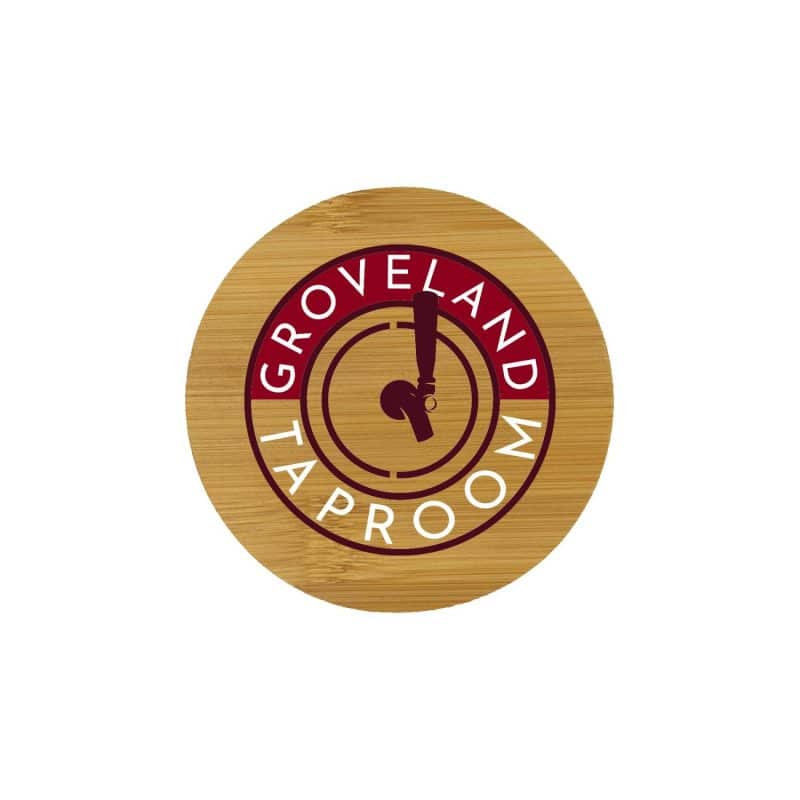 Custom Bamboo Round Coaster