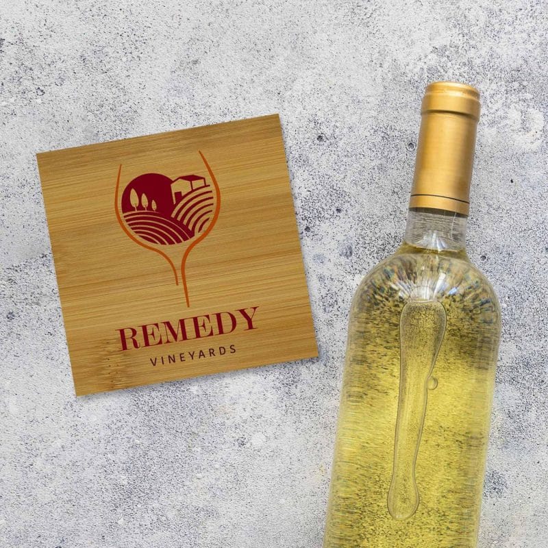 Custom Bamboo Square Coaster - 2
