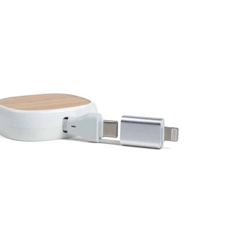 Custom BambooRetract 4-in-1 Charging Cable - 5