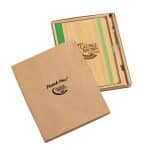 Custom Forleo Bamboo Notebook/Lucky Pen Gift Set - 3
