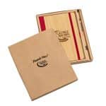 Custom Forleo Bamboo Notebook/Lucky Pen Gift Set - 5