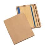 Custom Forleo Bamboo Notebook/Lucky Pen Gift Set - 6