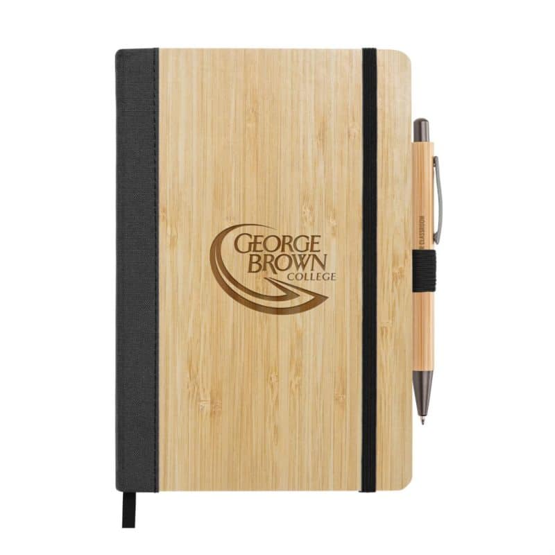 Custom Forleo Bamboo Notebook/Lucky Pen