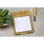 Custom Wood Sticky Note Holders - 3