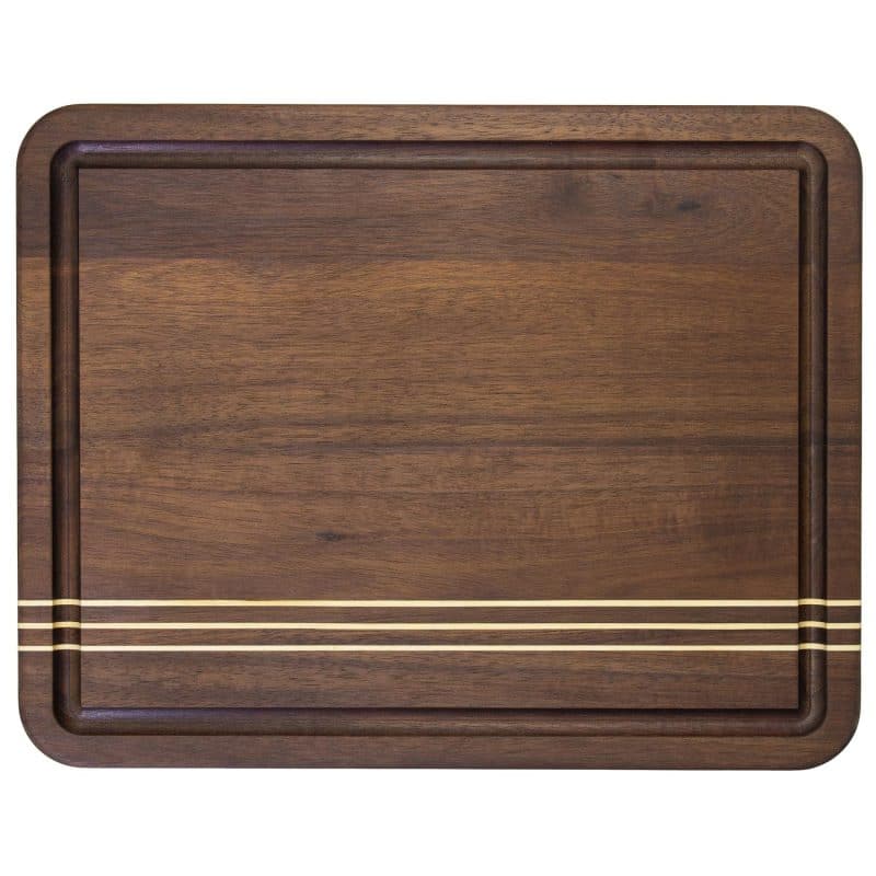 Custom 14" Rock & Branch® Dark Acacia Pinstripe Board - 1